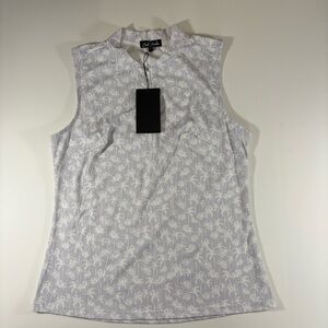 Women’s Bad Birdie Golf Blade Sleeveless Performance Polo Small NWT MSRP $80